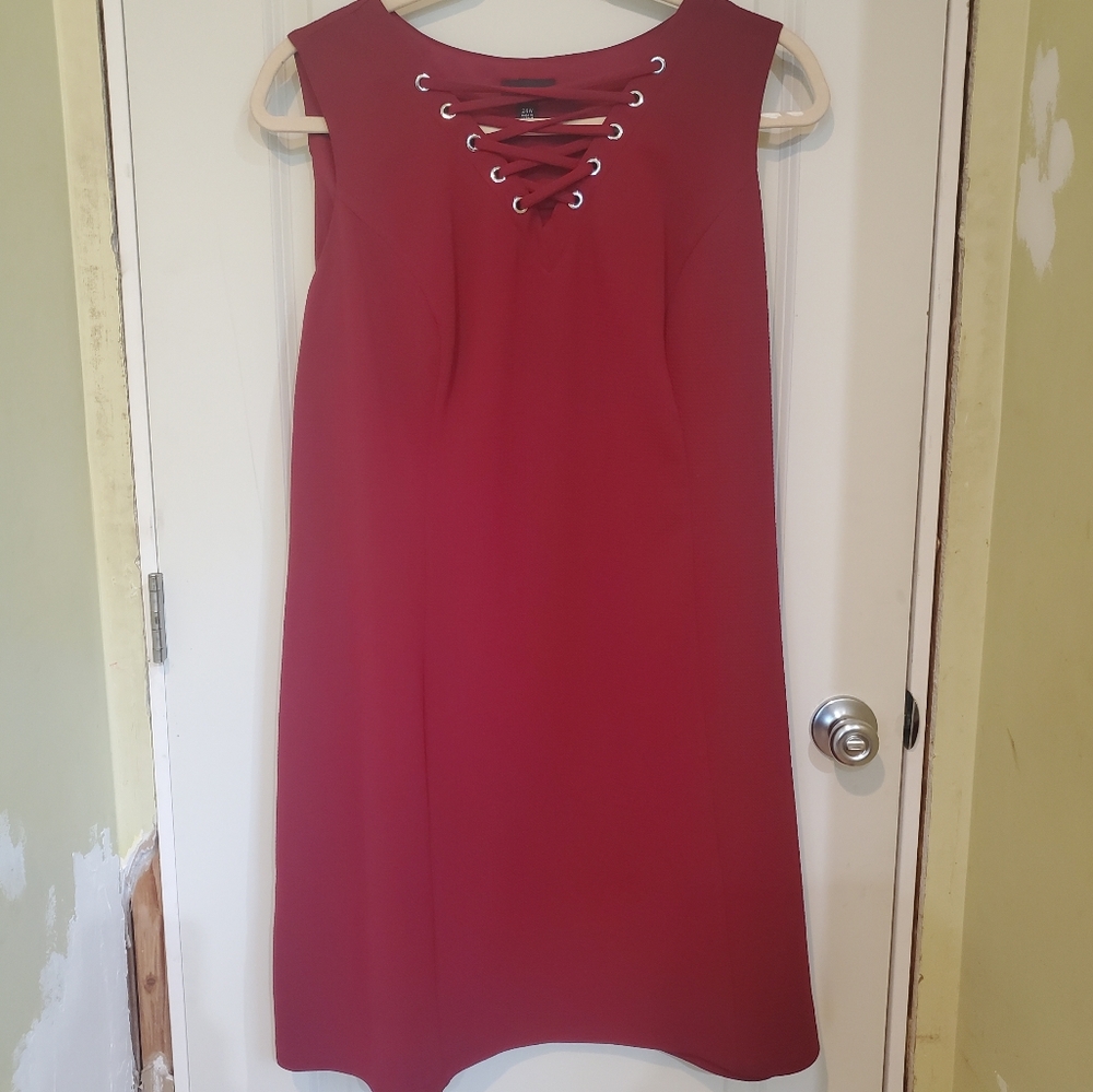HOT Red Sleeveless Dress
